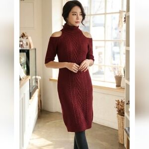 Knit Sweater Dress XS EUC